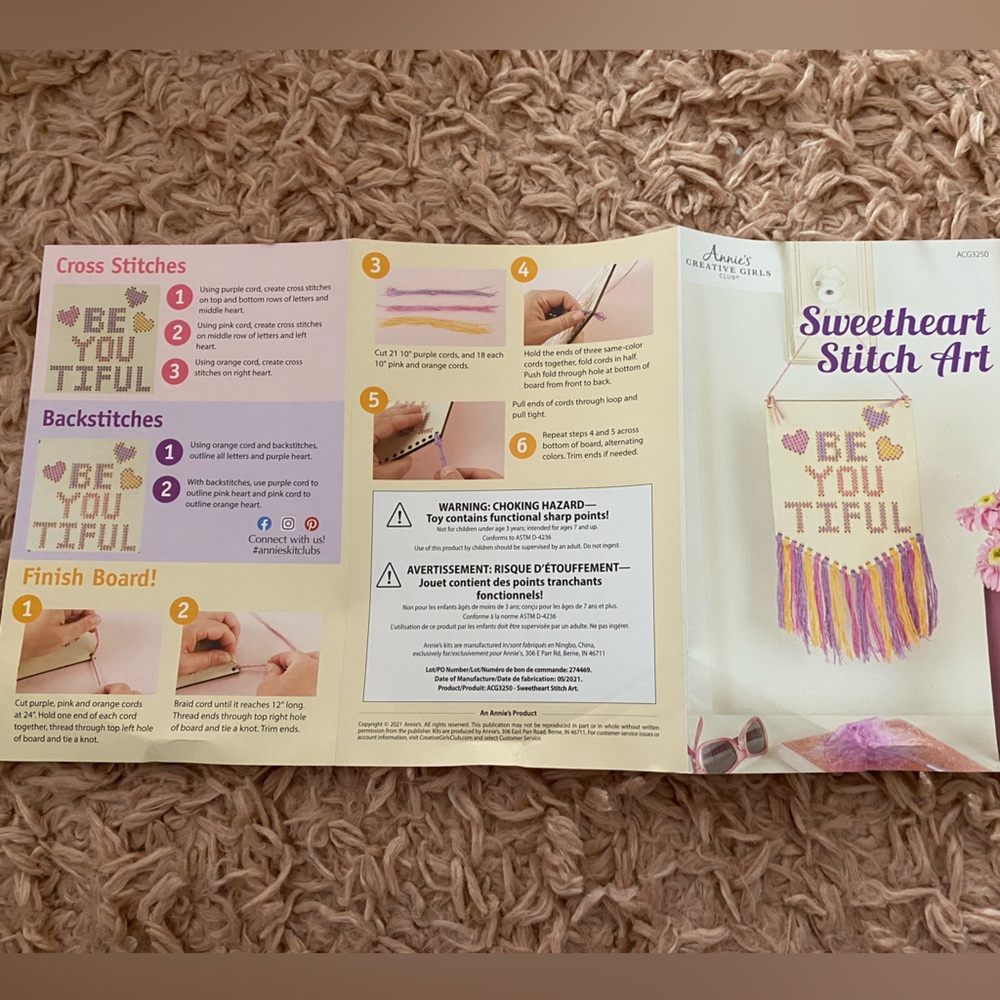 ⭐️HP⭐️🆕Sweetheart Stitch Art Kit - Picture 5 of 5